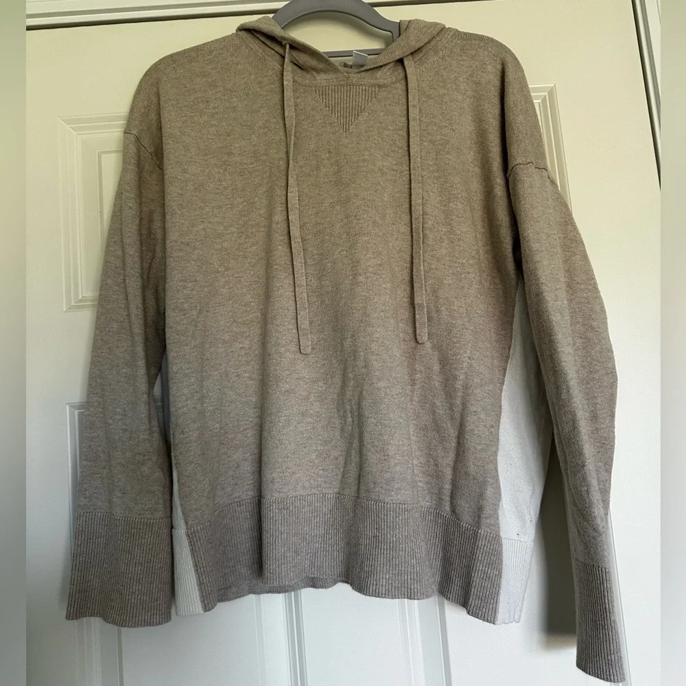 Knit Hooded Sweater Cotton Silk Blend - The White Company - Picture 3 of 10